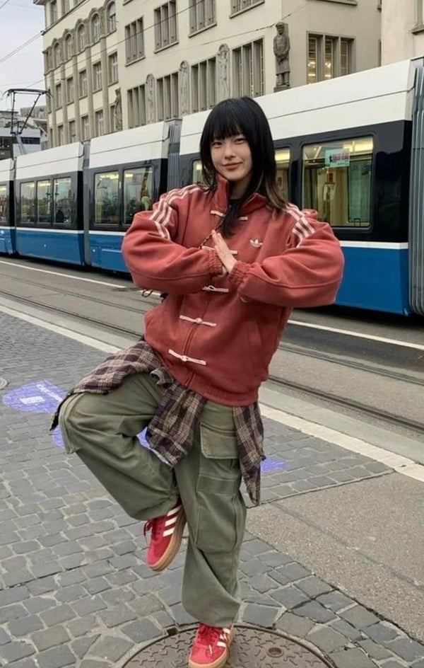 Crimson Red CNY Jacket – The Ultimate Oversized Streetwear Drop | Dravix Clothing