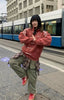 Crimson Red CNY Jacket – The Ultimate Oversized Streetwear Drop | Dravix Clothing