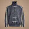 Grey CNY Jacket Y2K Streetwear | Unisex Lightweight Layering by Dravix